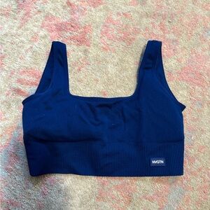 NVGTN Deep Blue Ribbed Tank
